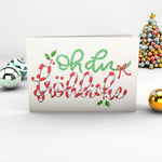 Lade das Bild in den Galerie-Viewer, Oh du fröhliche Weihnachtskarte mit Candyschrift
