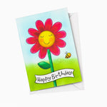 Lade das Bild in den Galerie-Viewer, Pop Up Karte Happy Birthday Sonnenblume Ansicht oben Karte zu
